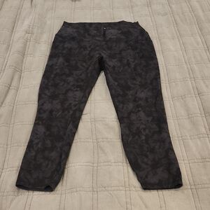 RBX Women's Black Camouflage Leggings Size XL!